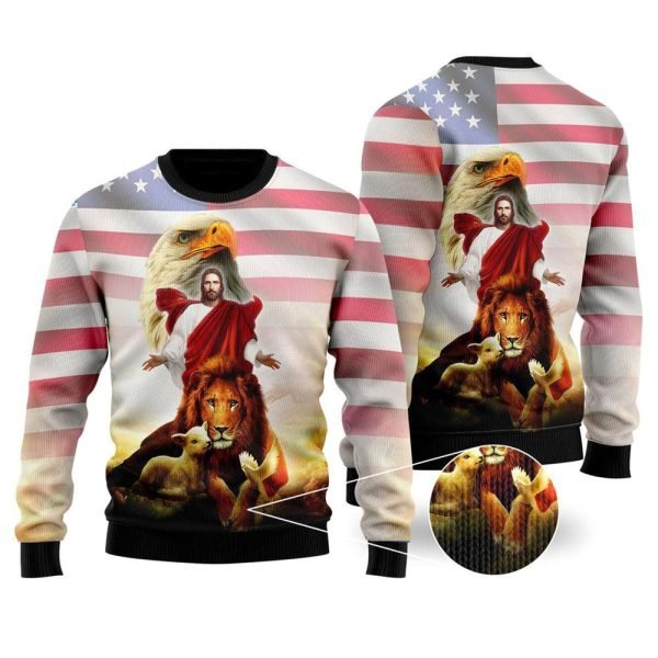 Jesus Ugly Christmas Sweater For Men & Women – Gifts For Christians