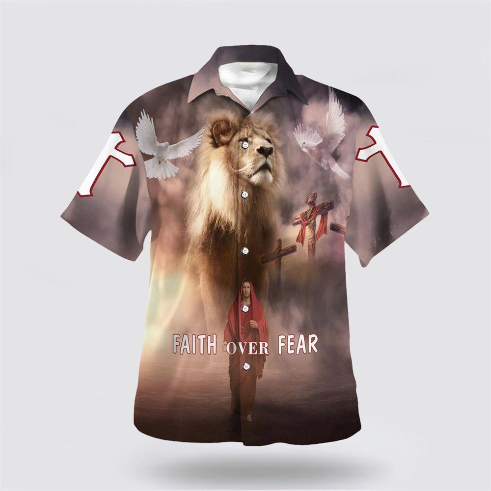 Jesus Walk On The Water Faith Over Fear Hawaiian Shirts – Gifts For Jesus Lovers Jesus Walk On The Water Faith Over Fear Hawaiian Shirts – Gifts For Jesus Lovers