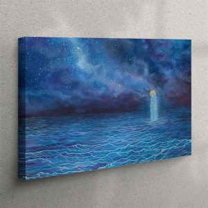 Jesus Walks Water Canvas Prints – Christian…