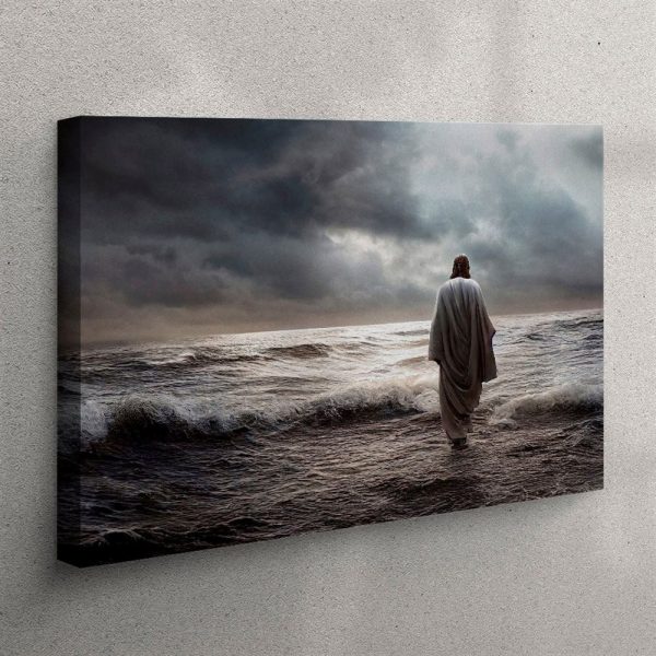 Jesus Water Painting Canvas Prints – Christian Wall Art – Christian Home Decor