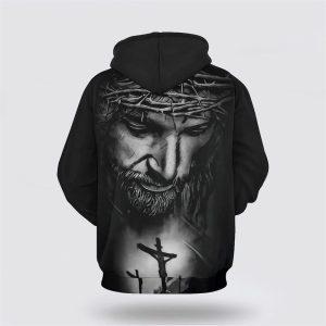 Jesus With Crown Of Thorns All Over Print 3D Hoodie Gifts For Christians 2 zjdsjw.jpg