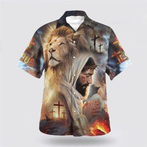 Jesus With Lion Hawaiian Shirt – Gifts…
