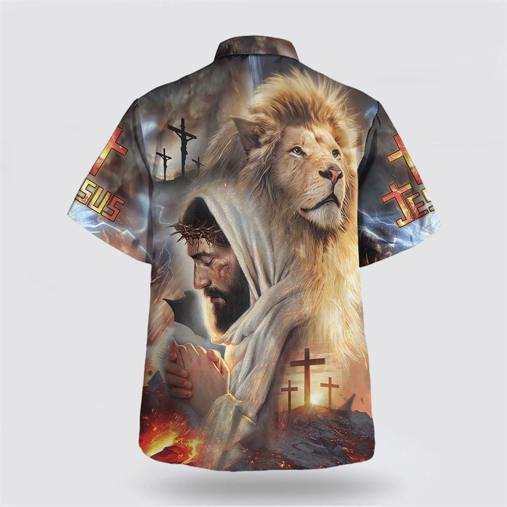 Jesus With Lion Hawaiian Shirt – Gifts For Jesus Lovers Jesus With Lion Hawaiian Shirt – Gifts For Jesus Lovers