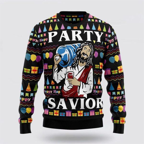 Jesus’s Party Ugly Christmas Sweater – Gifts For Christians
