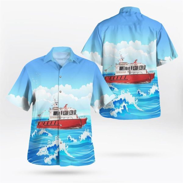 Kenmore, Erie County, NY, Kenmore Volunteer Fire Department Hawaiian Shirt – Beachwear Gift For Firefighters In Kenmore, NY