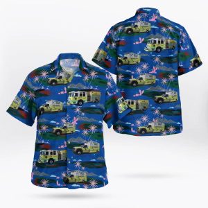 Kent Fire Department, Carmel, NY Hawaiian Shirt…