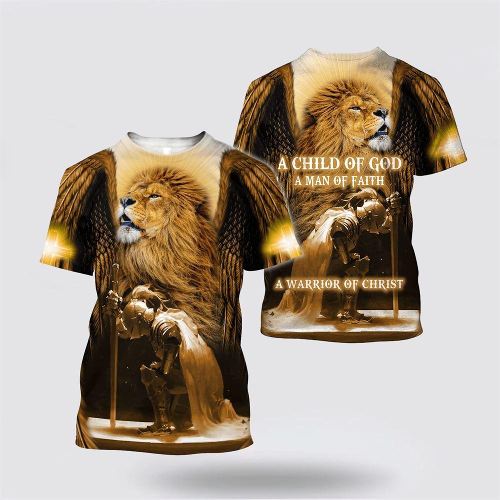 Knight Templar Lion A Warrior Of Christ Jesus All Over Print 3D T Shirt – Gifts For Christian Friends Knight Templar Lion A Warrior Of Christ Jesus All Over Print 3D T Shirt – Gifts For Christian Friends