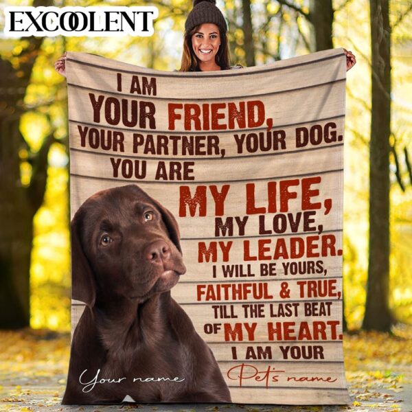 Labrador Fleece Throw Blanket – Pendleton Sherpa Fleece Blanket – Gifts For Dog Lover