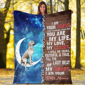 Labrador Is Your Friend  Fleece Throw Blanket - Pendleton Sherpa Fleece Blanket - Gifts For Dog Lover