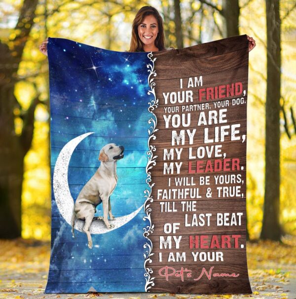 Labrador Is Your Friend  Fleece Throw Blanket – Pendleton Sherpa Fleece Blanket – Gifts For Dog Lover