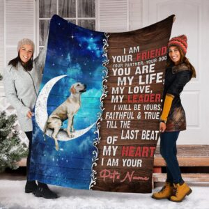 Labrador Is Your Friend  Fleece Throw Blanket - Pendleton Sherpa Fleece Blanket - Gifts For Dog Lover