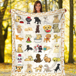 Labrador Retriever Fleece Throw Blanket - Pendleton Sherpa Fleece Blanket - Gifts For Dog Lover