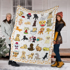 Labrador Retriever Fleece Throw Blanket - Pendleton Sherpa Fleece Blanket - Gifts For Dog Lover