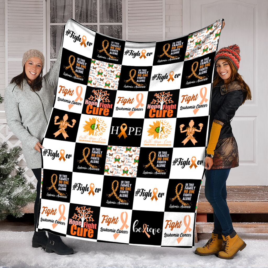 Leukemia Pattern Caro Fleece Throw Blanket – Sherpa Fleece Blanket – Weighted Blanket To Sleep Leukemia Pattern Caro Fleece Throw Blanket – Sherpa Fleece Blanket – Weighted Blanket To Sleep