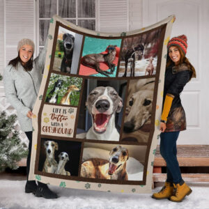 Life Is Better With A Mastiff Fleece Throw Blanket - Pendleton Sherpa Fleece Blanket - Gifts For Dog Lover