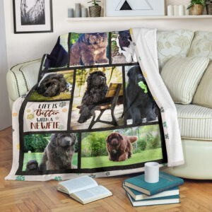 Life Is Better With A Papillon  Fleece Throw Blanket - Pendleton Sherpa Fleece Blanket - Gifts For Dog Lover