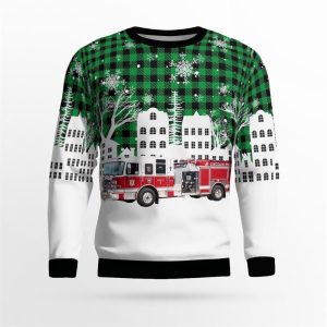 Lincoln Park NJ Lincoln Park Fire Department AOP Ugly Sweater Gifts For Firefighters In Lincoln Park NJ 2 ji3aii.jpg