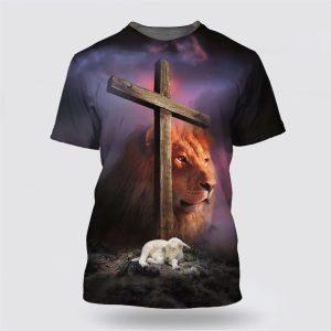 Lion And Lamb Cross Of Christ All…