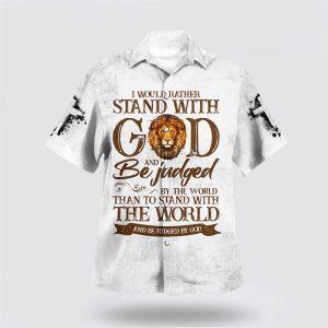 Lion I Would Rather Stand With God…