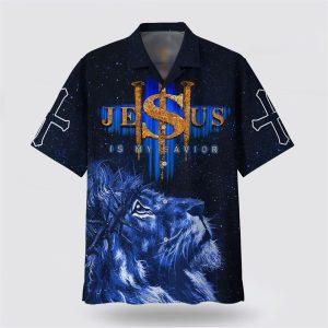Lion Jesus One Nation Under God Hawaiian…