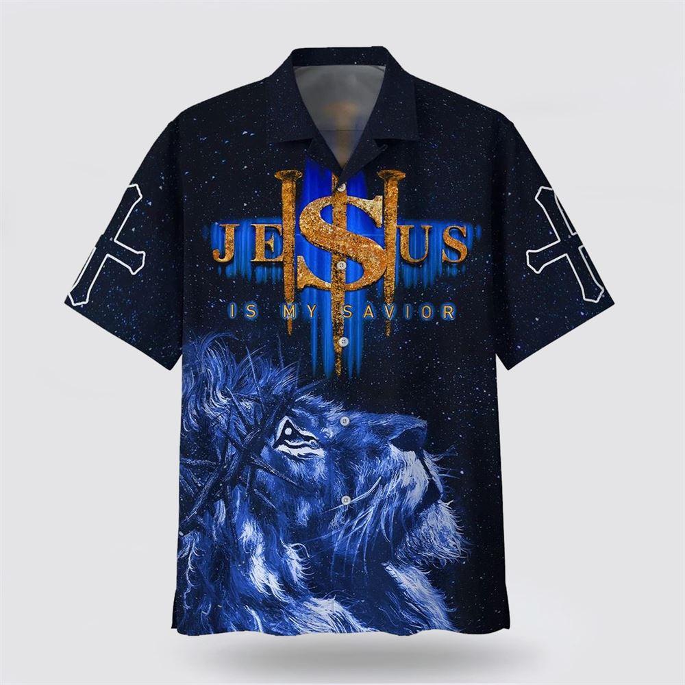 Lion Jesus One Nation Under God Hawaiian Shirt – Gifts For Jesus Lovers