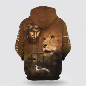 Lion Lamb Jesus Faith Over Fear All Over Print 3D Hoodie Gifts For Christians 2 mcaw4p.jpg