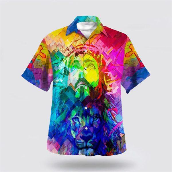 Lion Of Judah Jesus Hawaiian Shirts – Gifts For Jesus Lovers