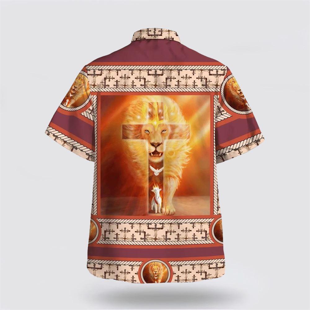 Lion Of Judah Lamb Of God Dove Hawaiian Shirts – Gifts For Jesus Lovers Lion Of Judah Lamb Of God Dove Hawaiian Shirts – Gifts For Jesus Lovers