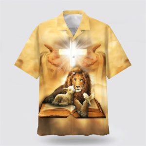 Lion Of Judah Lamb Of God Jesus Christ Hawaiian Shirt Gifts For Jesus Lovers 1 tlntwf.jpg
