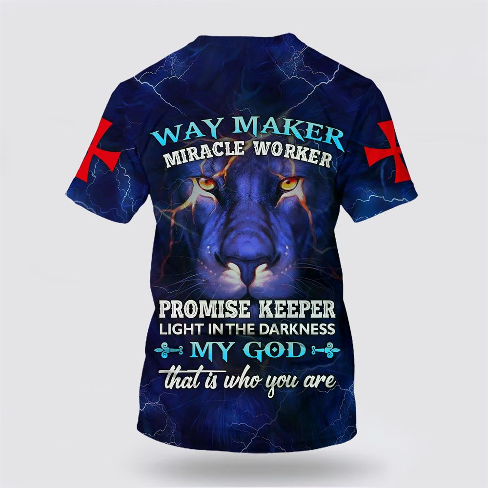 Lion Way Maker Miracle Worker Promise Keeper – Gifts For Christians