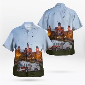 Lyncourt Fire Department, Syracuse, NY Hawaiian Shirt…