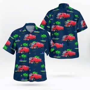 Mahwah, NJ, Mahwah Fire Department Hawaiian Shirt…