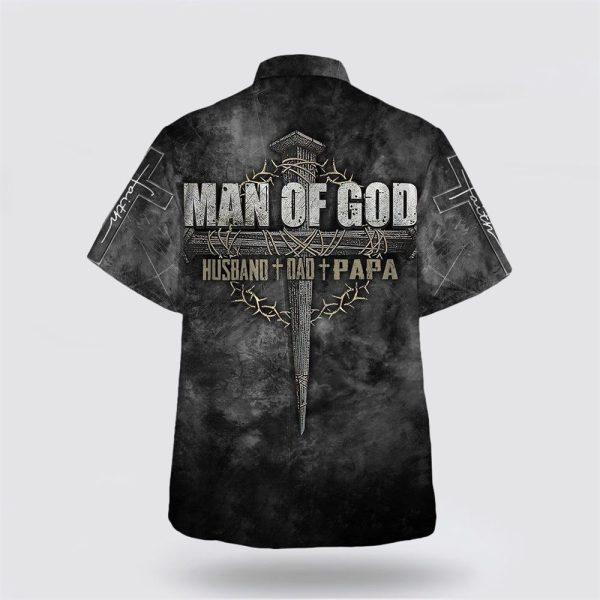 Man Of God Husband Dad Papa Hawaiian Shirt – Gifts For Jesus Lovers
