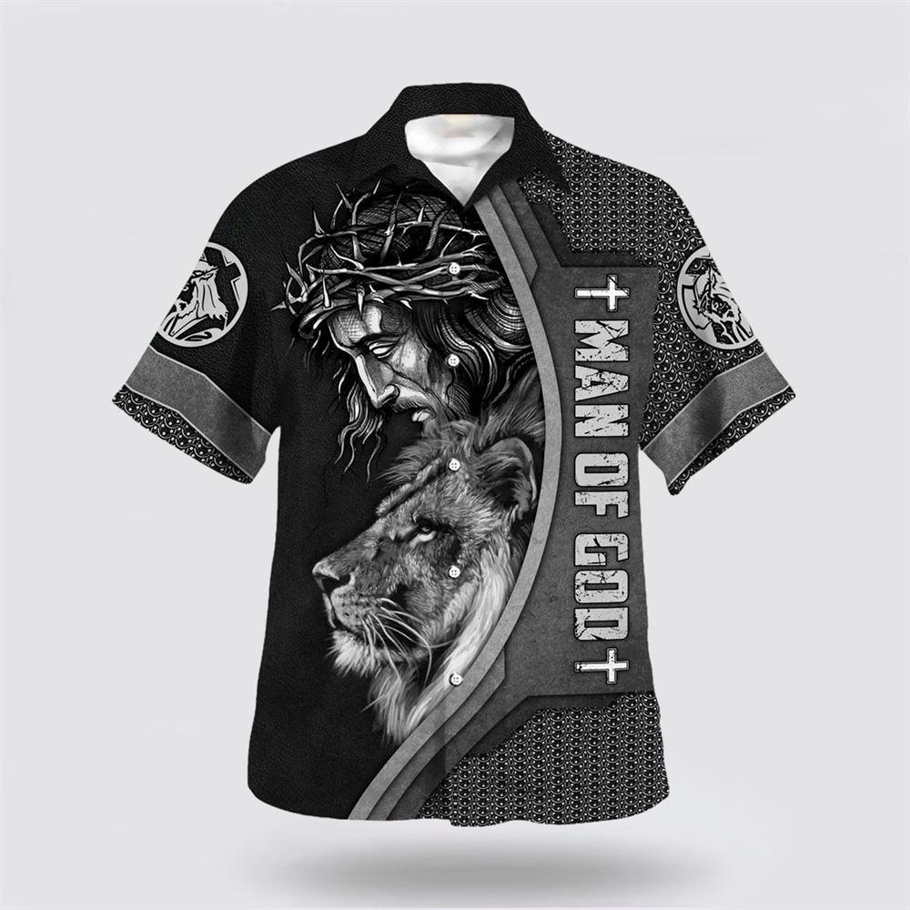 Man Of God Jesus Cross Hawaiian Shirt – Gifts For Jesus Lovers Man Of God Jesus Cross Hawaiian Shirt – Gifts For Jesus Lovers