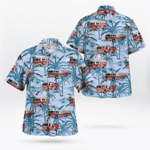 Marlton, NJ, Evesham Fire-Rescue Hawaiian Shirt –…