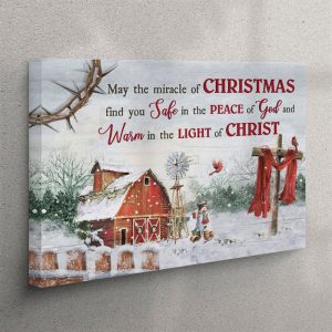 May The Miracle Of Christmas Canvas Wall Art Print Christian Wall Art Canvas naviey.jpg