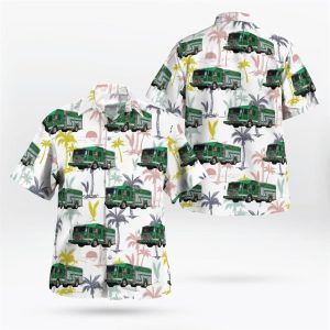 Minoa Fire Department, New York Hawaiian Shirt…