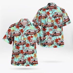 Montauk Fire Department Montauk, NY Hawaiian Shirt…