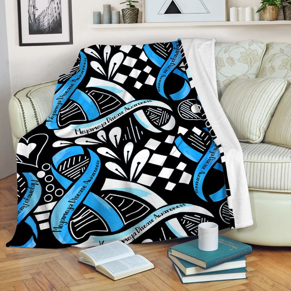 Moyamoya Disease Awareness Ribbon Fleece Throw Blanket – Sherpa Fleece Blanket – Weighted Blanket To Sleep Moyamoya Disease Awareness Ribbon Fleece Throw Blanket – Sherpa Fleece Blanket – Weighted Blanket To Sleep