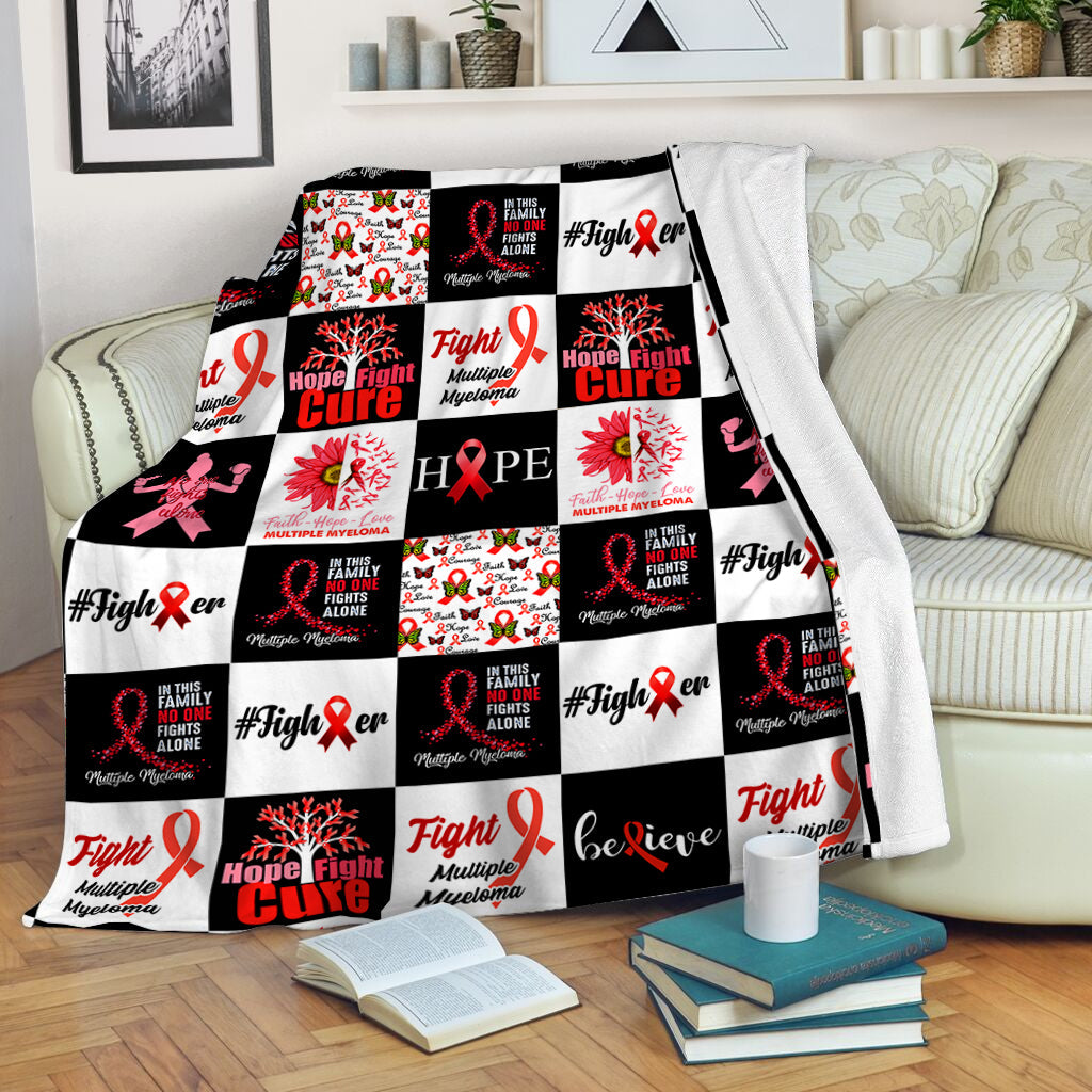 Multiple Myeloma Pattern Caro Fleece Throw Blanket – Sherpa Fleece Blanket – Weighted Blanket To Sleep Multiple Myeloma Pattern Caro Fleece Throw Blanket – Sherpa Fleece Blanket – Weighted Blanket To Sleep