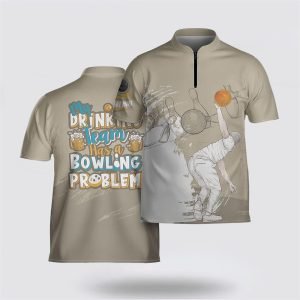 My Drinking Team Has A Bowling Problem Bowling Jersey Shirt – Gift For Bowling Enthusiasts