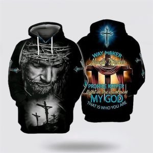 My God Jesus Christian Gift 3D Hoodie…