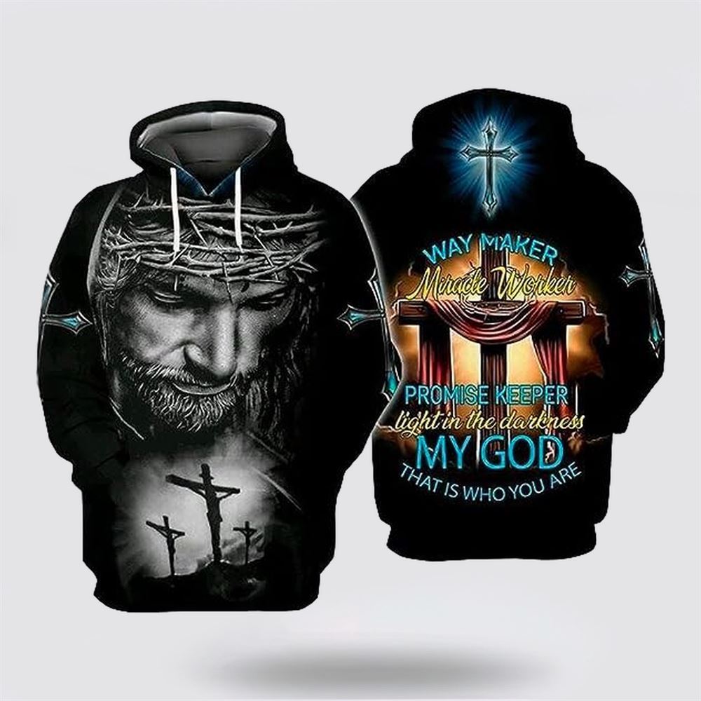 My God Jesus Christian Gift 3D Hoodie All Over Print – Gifts For Christian Families