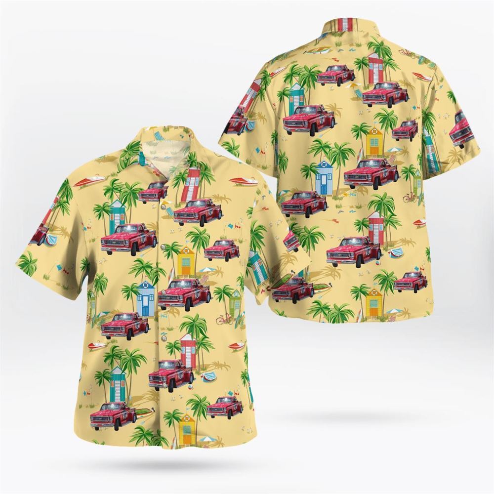 Nesconset, NY, Nesconset Fire Department Hawaiian Shirt – Gifts For Firefighters In Nesconset, NY