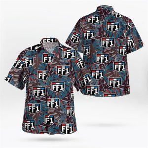 New Jersey Firefighter One Company Hawaiian Shirt…