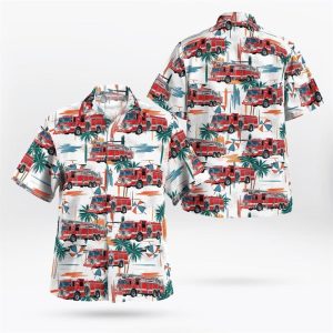 New Jersey Hackensack Fire Department Hawaiian Shirt…