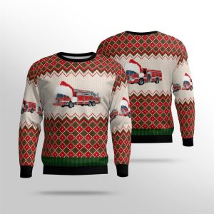 New Jersey Hackensack Fire Department Sweater 3D – Gifts For Firefighters In New Jersey