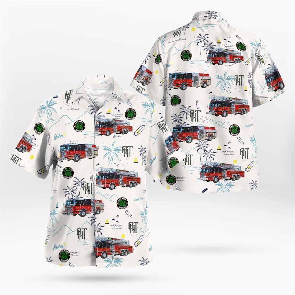 New Palestine, Indiana, Sugar Creek Township Fire Hawaiian Shirt – Gifts For Firefighters In New Palestine, IN