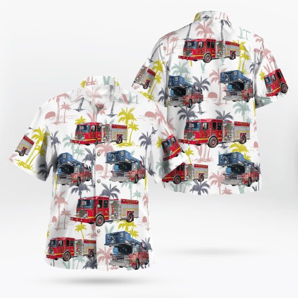 New Whiteland, Indiana, New Whiteland Fire Department Hawaiian Shirt – Gifts For Firefighters In New Whiteland