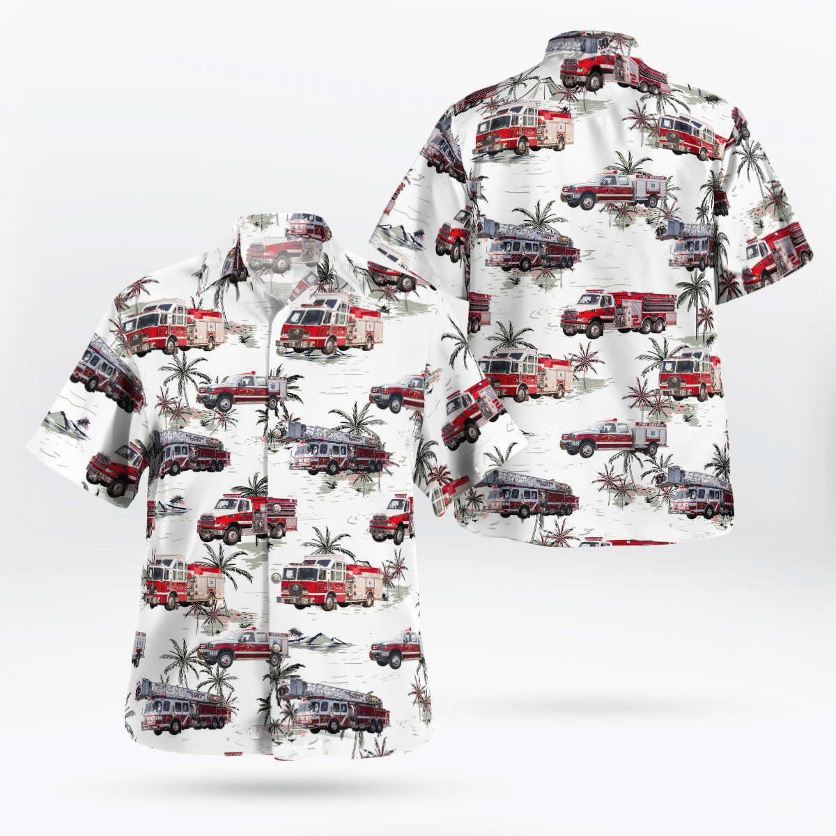 New York Fort Johnson Volunteer Fire Company Hawaiian Shirt – Gifts For Firefighters In Fort Johnson, NY New York Fort Johnson Volunteer Fire Company Hawaiian Shirt – Gifts For Firefighters In Fort Johnson, NY
